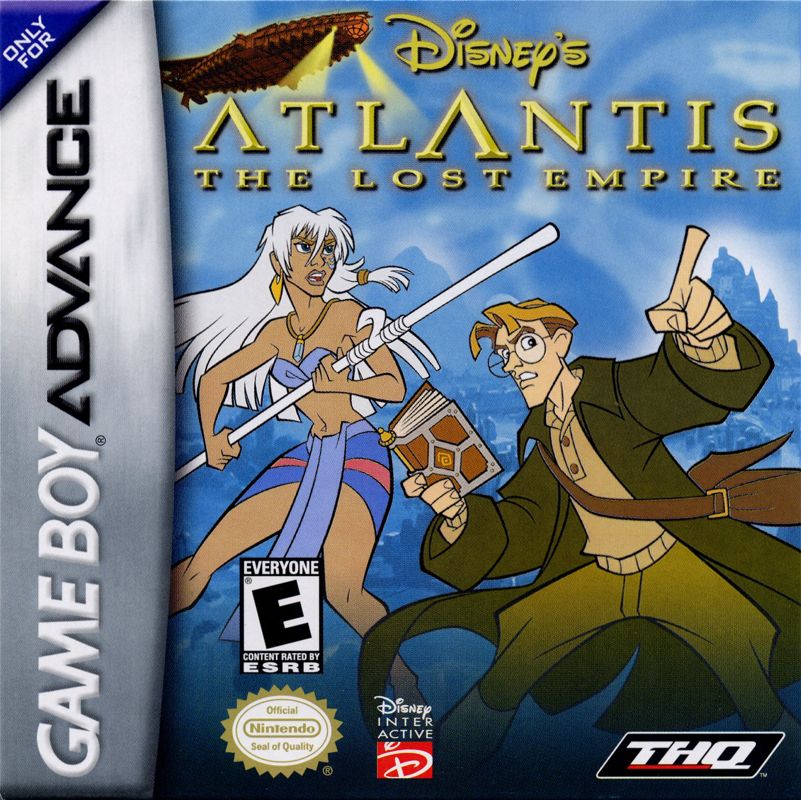 Disney's Atlantis: The Lost Empire box art for GameBoy Advance